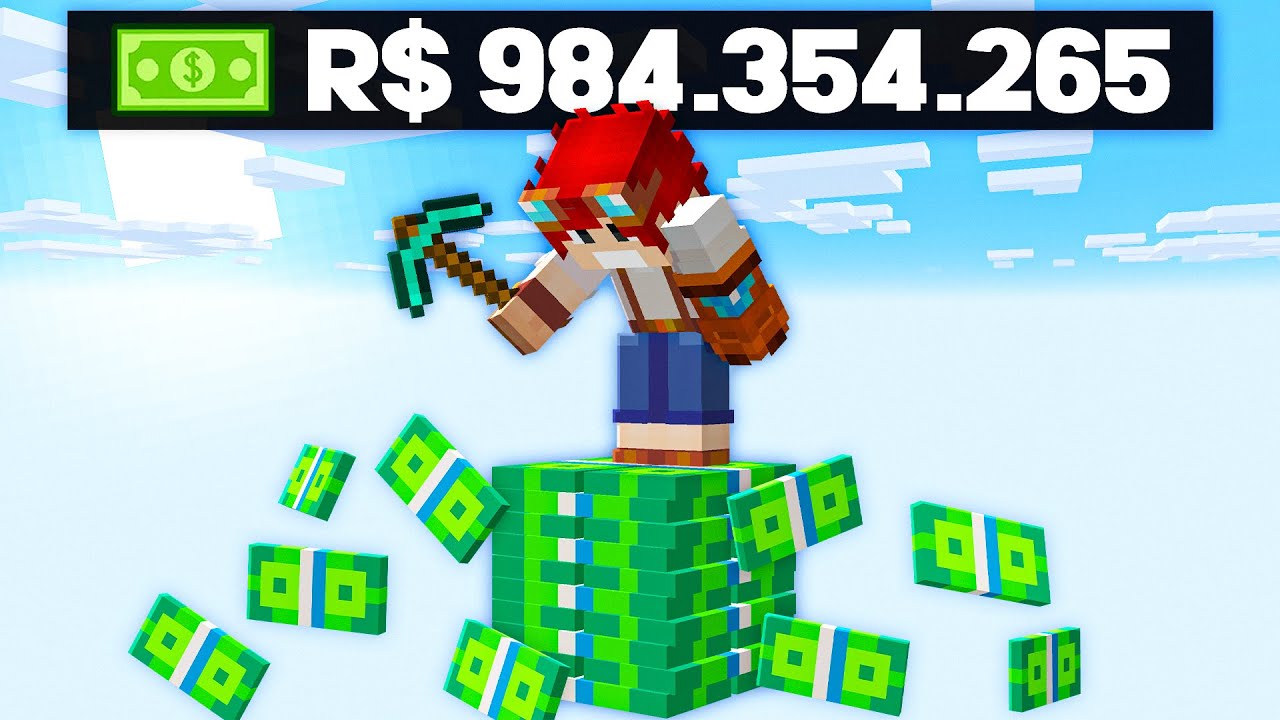 1 BLOCO DE DINHEIRO NO MINECRAFT