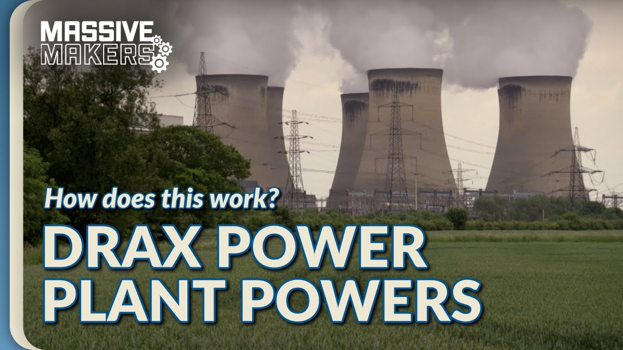 How Drax Power Plant Powers the UK! | How Machines Work