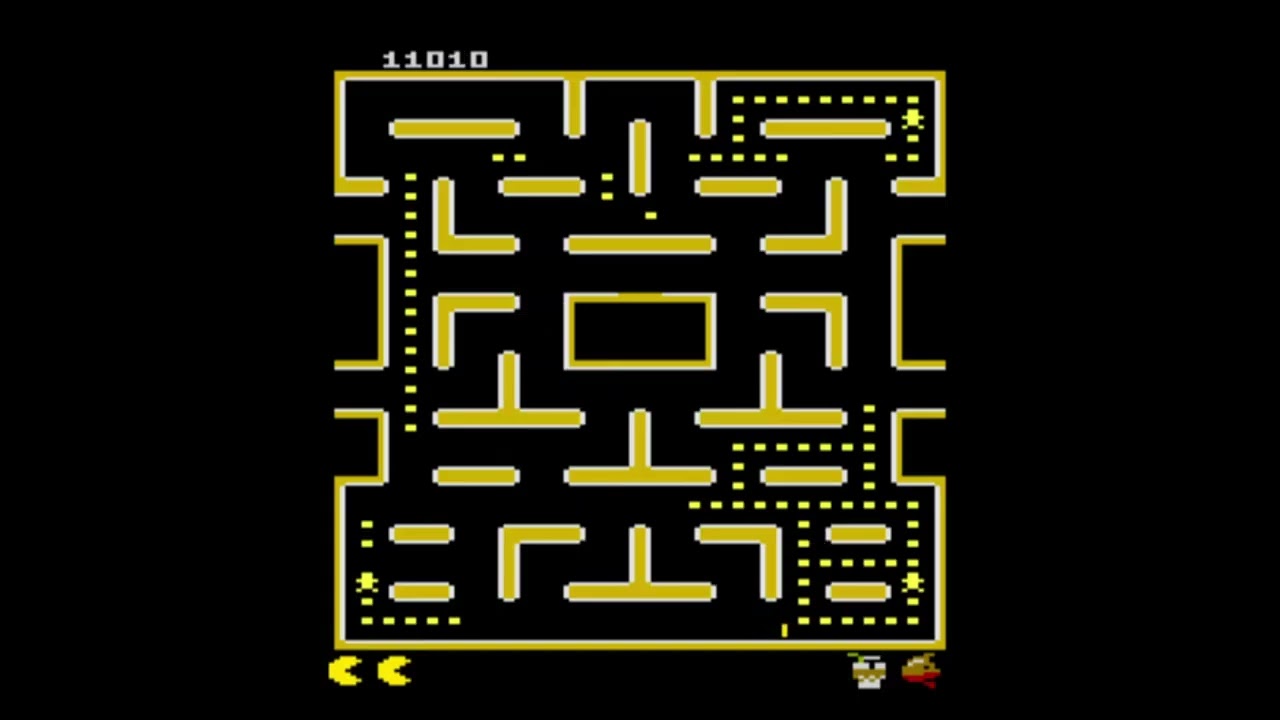 Waka Waka [hack](Atari 7800, NTSC). Softserv 2. Score: 17 160 #atari #atari7800 #pacman #retrogaming