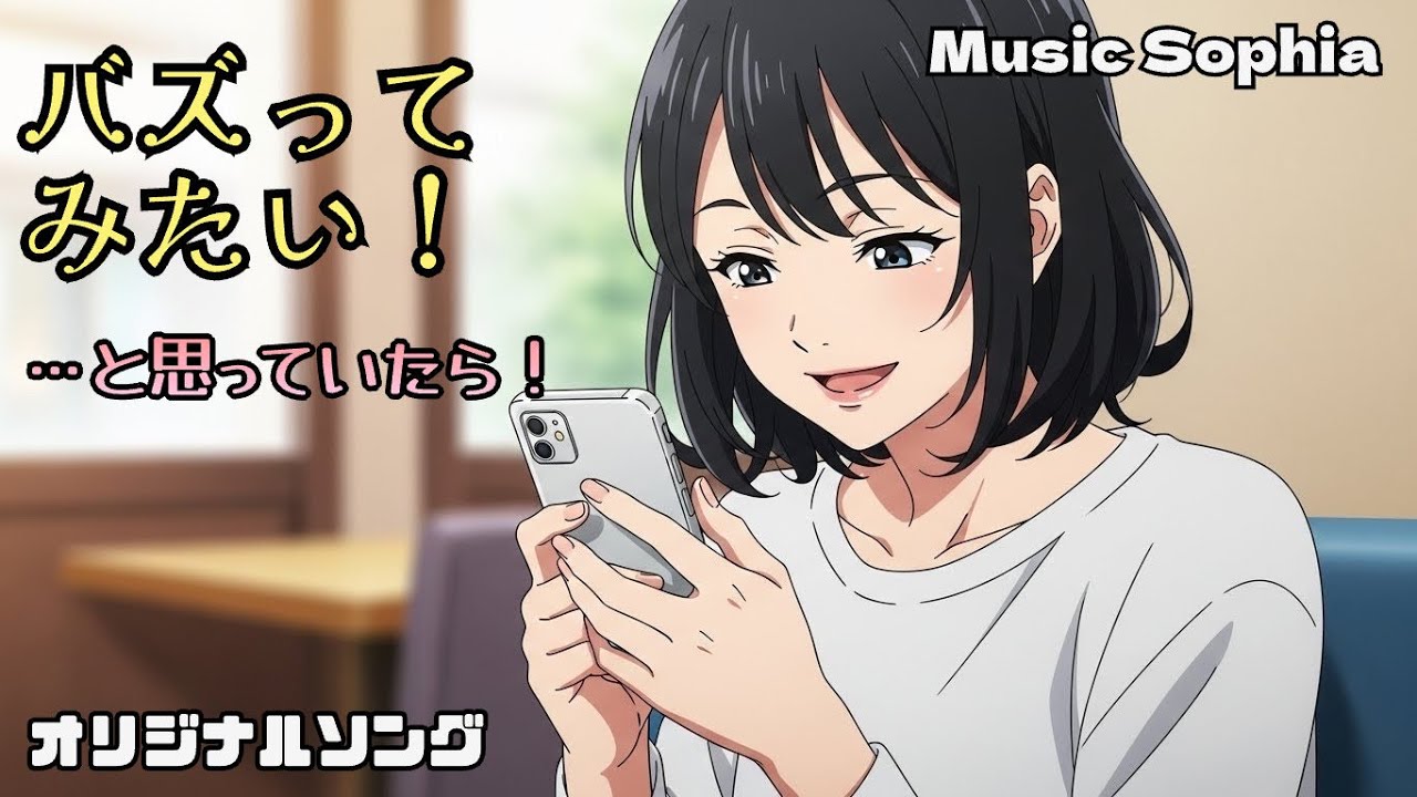 ✨【静画MV】「バズってみたい」＋「ステラの日記帳『泣くこと』」バズってみたいと思ったわたしが…わたし…Music Sophia #こころの歌  #オリジナルソング #マインド