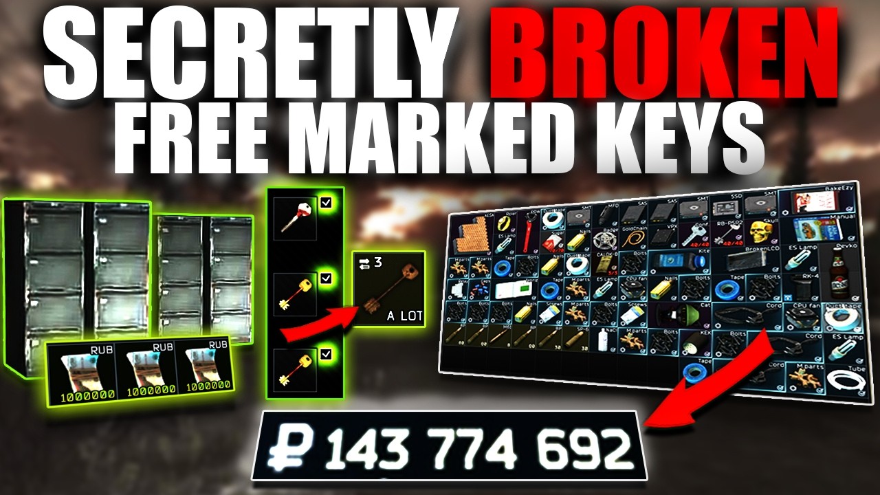 OPEN MARKED KEYS FREE + MILLIONS EVERYTIME! Escape From Tarkov PVE