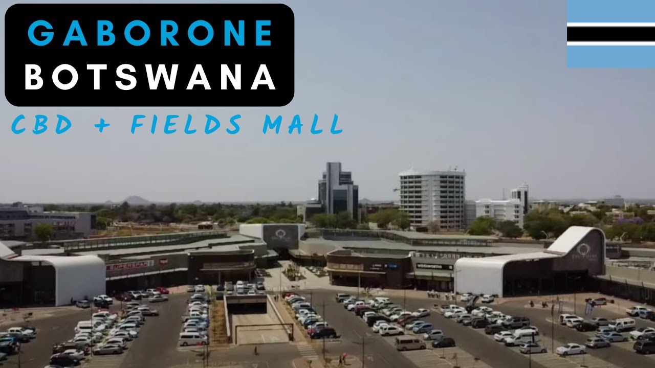 Габороне, столица Ботсваны 🇧🇼 | Прогулка по центральному деловому району + торговый центр The Fie...