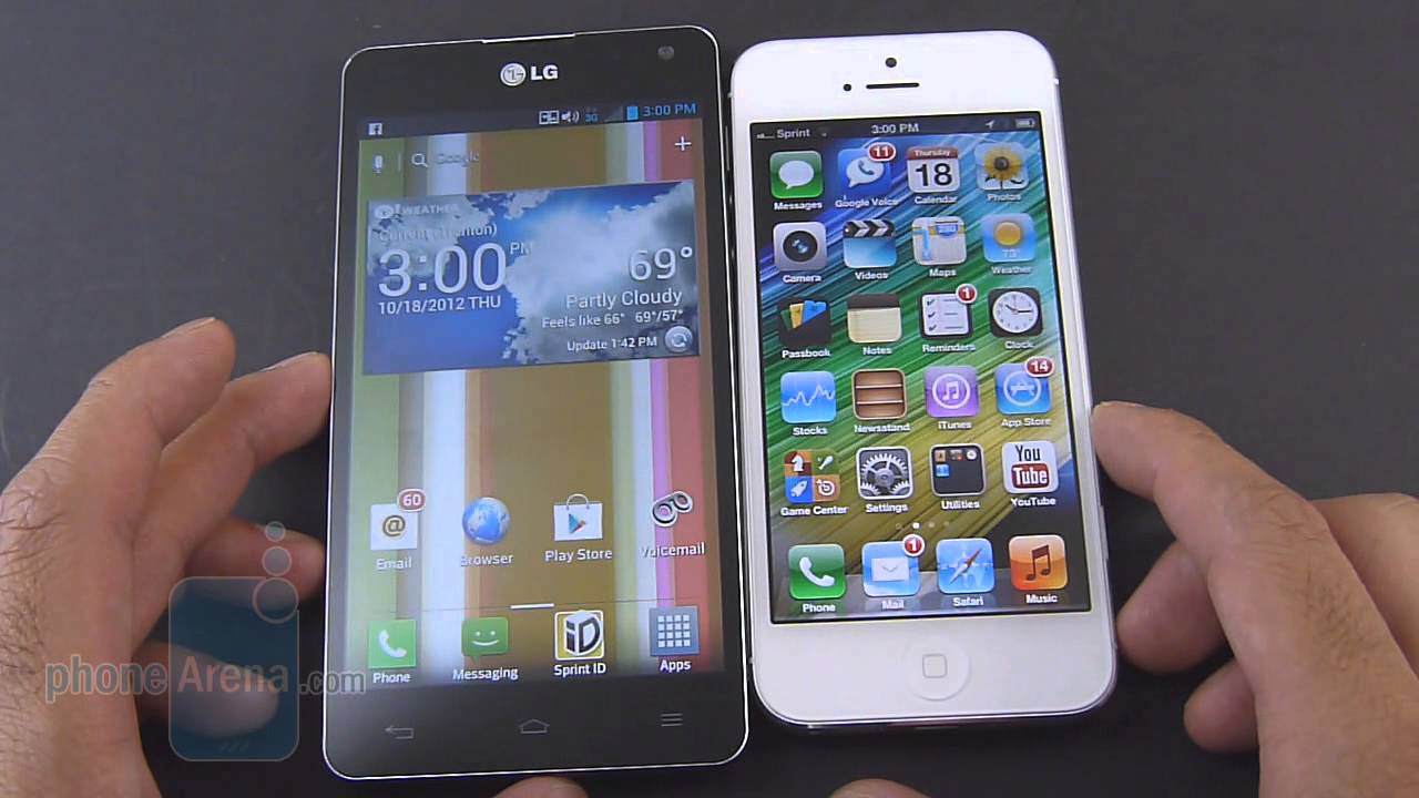LG Optimus G vs Apple iPhone 5