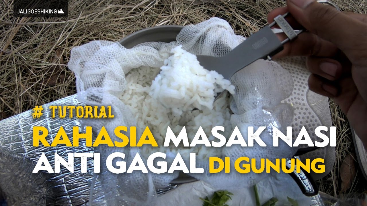 RAHASIA Masak Nasi Anti Gagal di Gunung | TUTORIAL