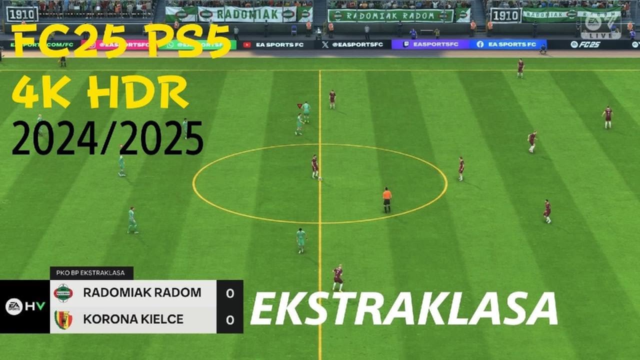 EA SPORTS FC 25* Radomiak Radom vs Korona Kielce “EKSTRAKLASA“ PS5 4K HDR gameplay 👀👍