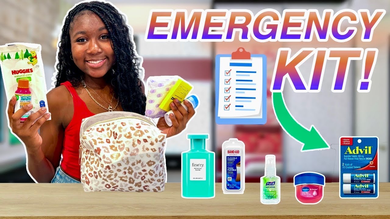 BACK TO SCHOOL EMERGENCY KIT FOR TEEN GIRLS
