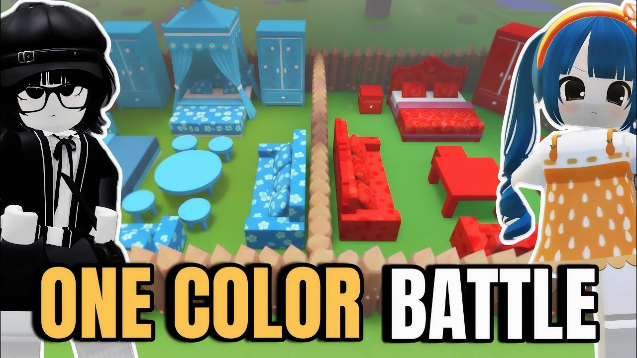 ONE COLOR BASE BATTLE in 99 Nights in the Forest (Roblox)