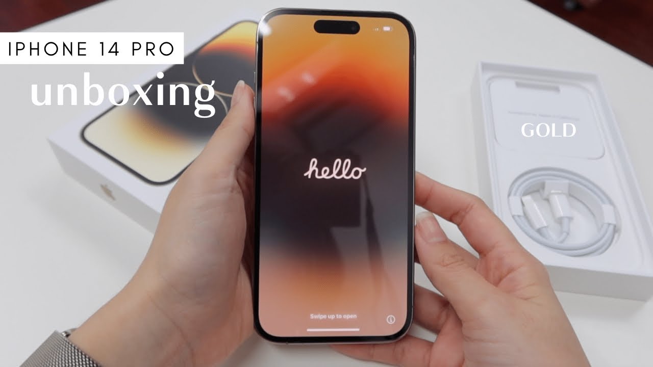 แกะกล่อง iPhone 14 Pro สีทอง + VLOG ลองเทสกล้องวิดีโอ ชอบมากกกก รู้สึกคิดถูกที่ซื้อ
