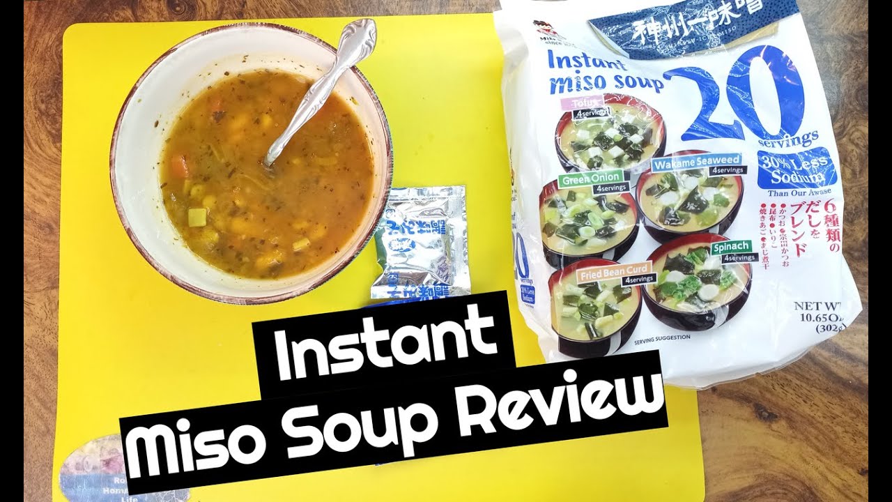 Instant Miso Soup Review surprisingly healthy and low cost
