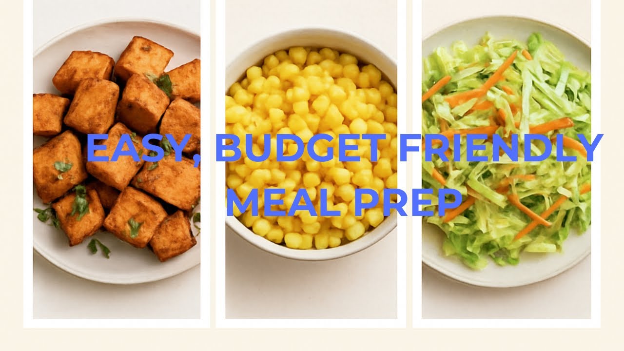 Healthy Meal Prep Series: Teriyaki Tofu, Sautéed Cabbage Mix & Sweet Corn | Easy Weekly Meals