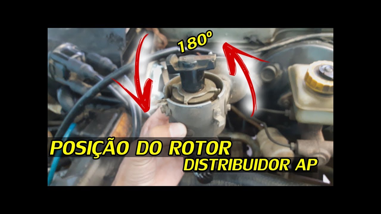 DISTRIBUIDOR POSIÇÃO CORRETA DO ROTOR
