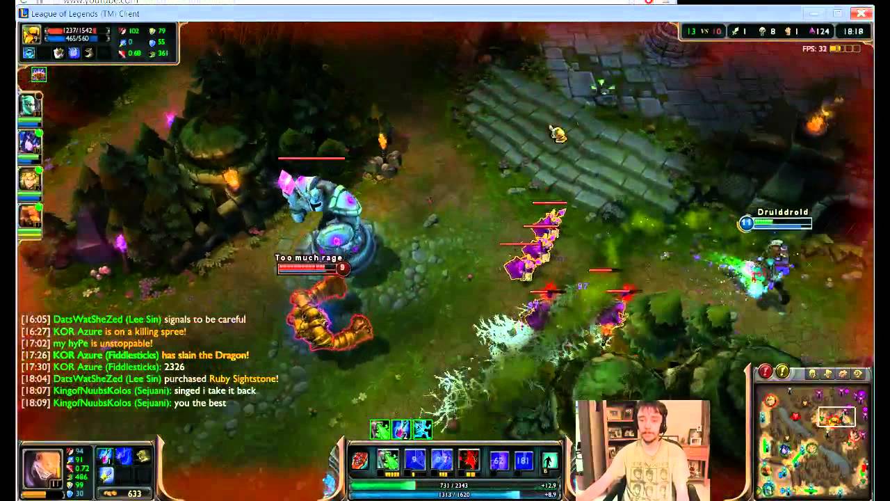 DruidDroid - Best proxy Singed NA #6 ...20 death! :D (Diamond l)