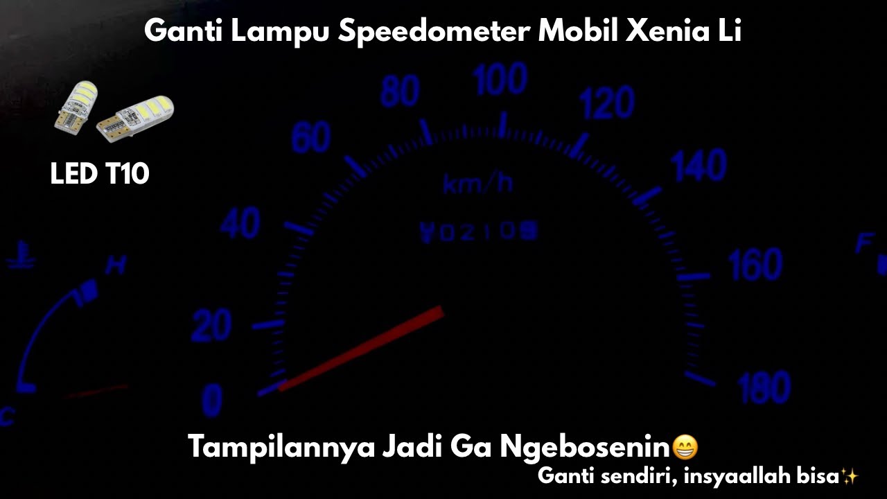 Mengganti Lampu Speedometer Xenia Dan Avanza Lama 