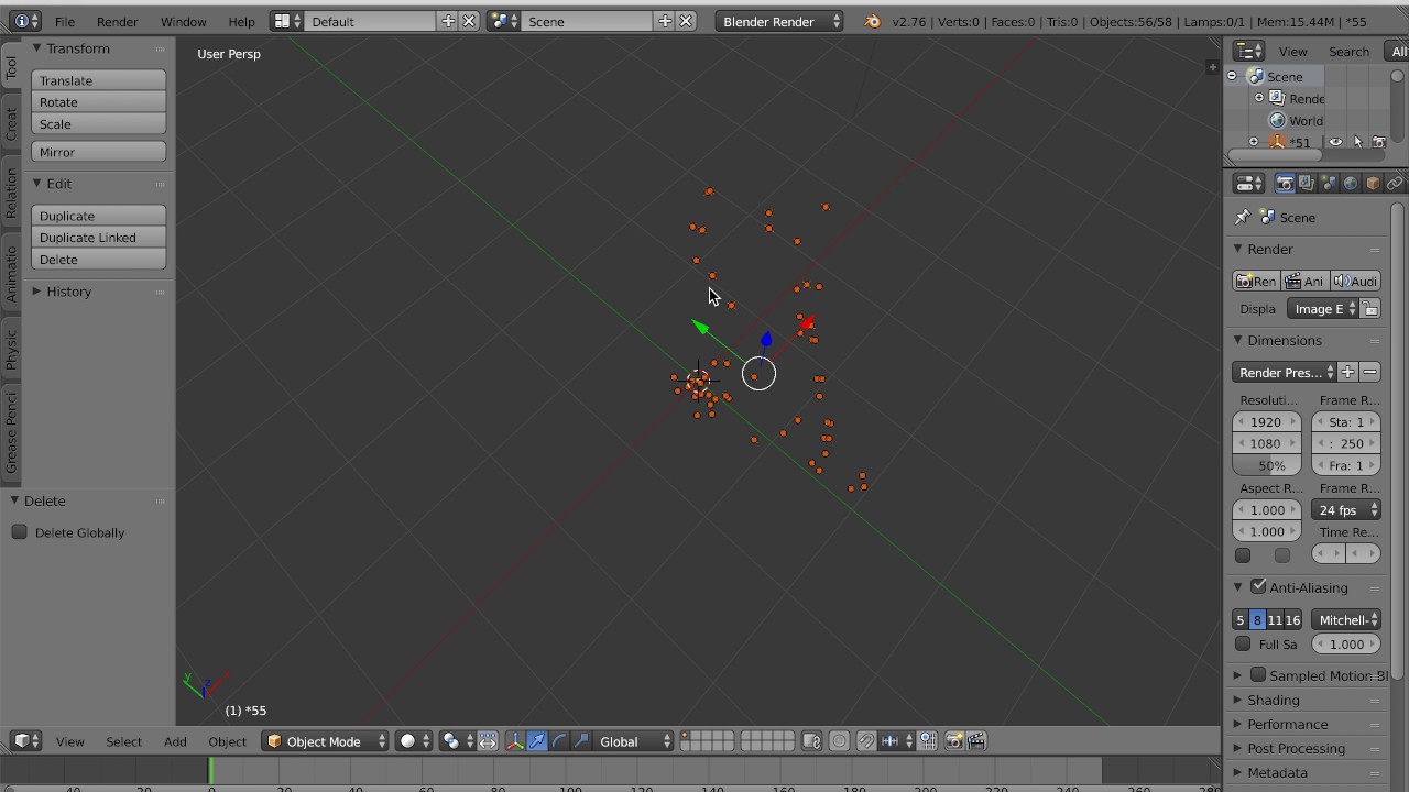 Working with C3D Motion Capture Data in Blender