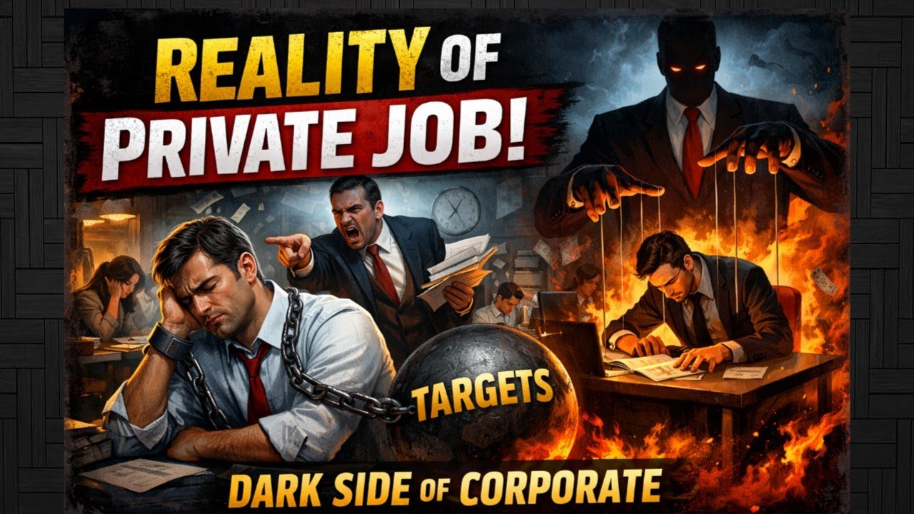 Dark Reality of Private/ Corporate job #lifelessons #motivation @PappsaSolanki01 #reality 
