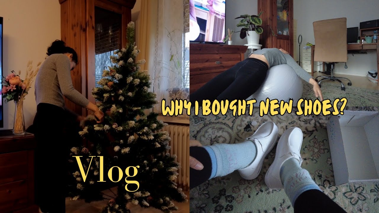 SETTING-UP MY CHRISTMAS  TREE & THE STORY BEHIDE MY SHOES  💩 | @cristyingermany