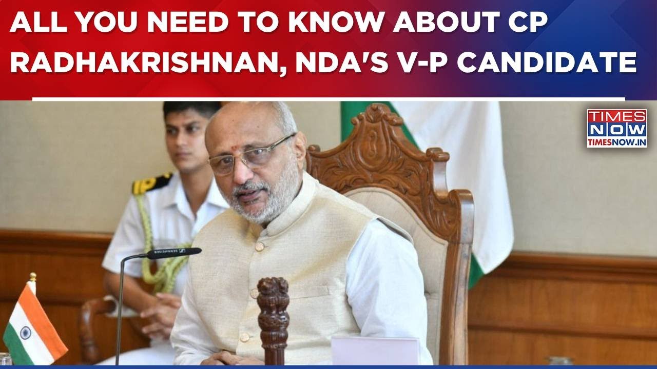 Who Is CP Radhakrishnan? Maharashtra Governor And NDA's Pick For Vice President | WATCH Video