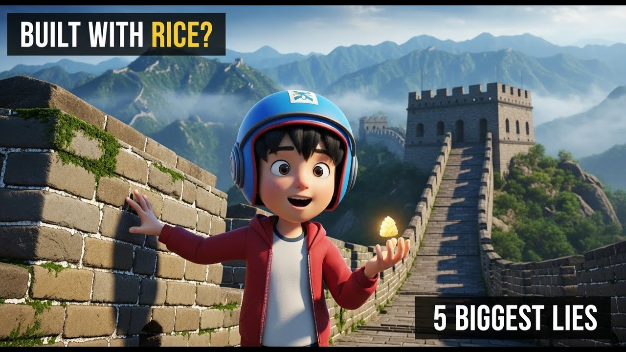 The Great Wall's 5 Biggest Lies! Myths & Hidden Secrets for Kids | Nahid's Fun Atlas
