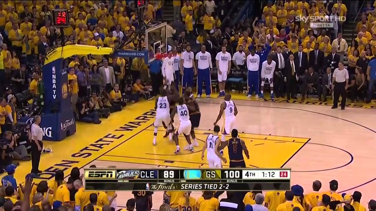 Steph curry sigilla gara 5 - NBA Finals 2015 (Live F.Tranquillo)
