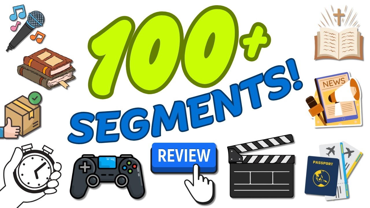 Over 100 Segments within a dozen Categories for my Channel! - Ep 24