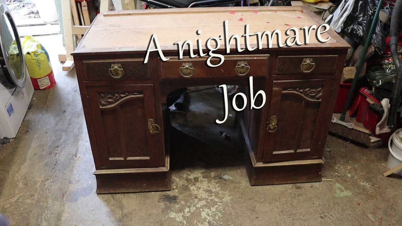 My First Furniture Flip, turning a damaged desk into bedside cabinets