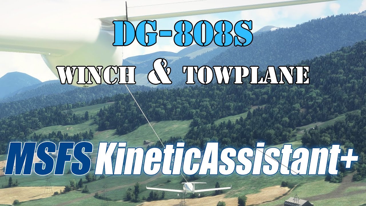 MSFS DG-808S glider & KineticAssistant+