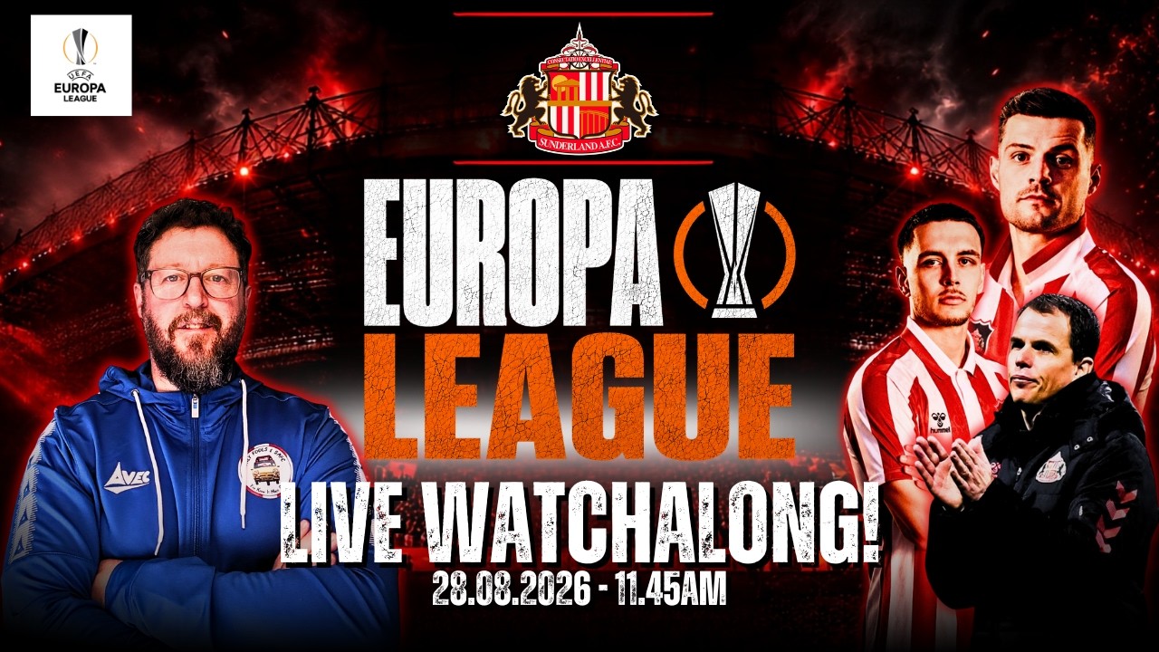 🏆SUNDERLAND EUROPA LEAGUE DRAW WATCHALONG | LIVE REACTION