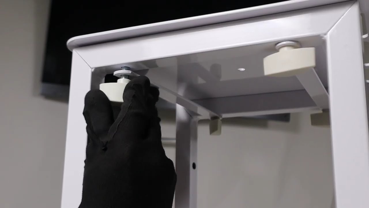 FlexTotemTV - 3ft to 6ft Height Adjustable Totem Stand Incl. TV Mount, Base Plate and Speaker Stud