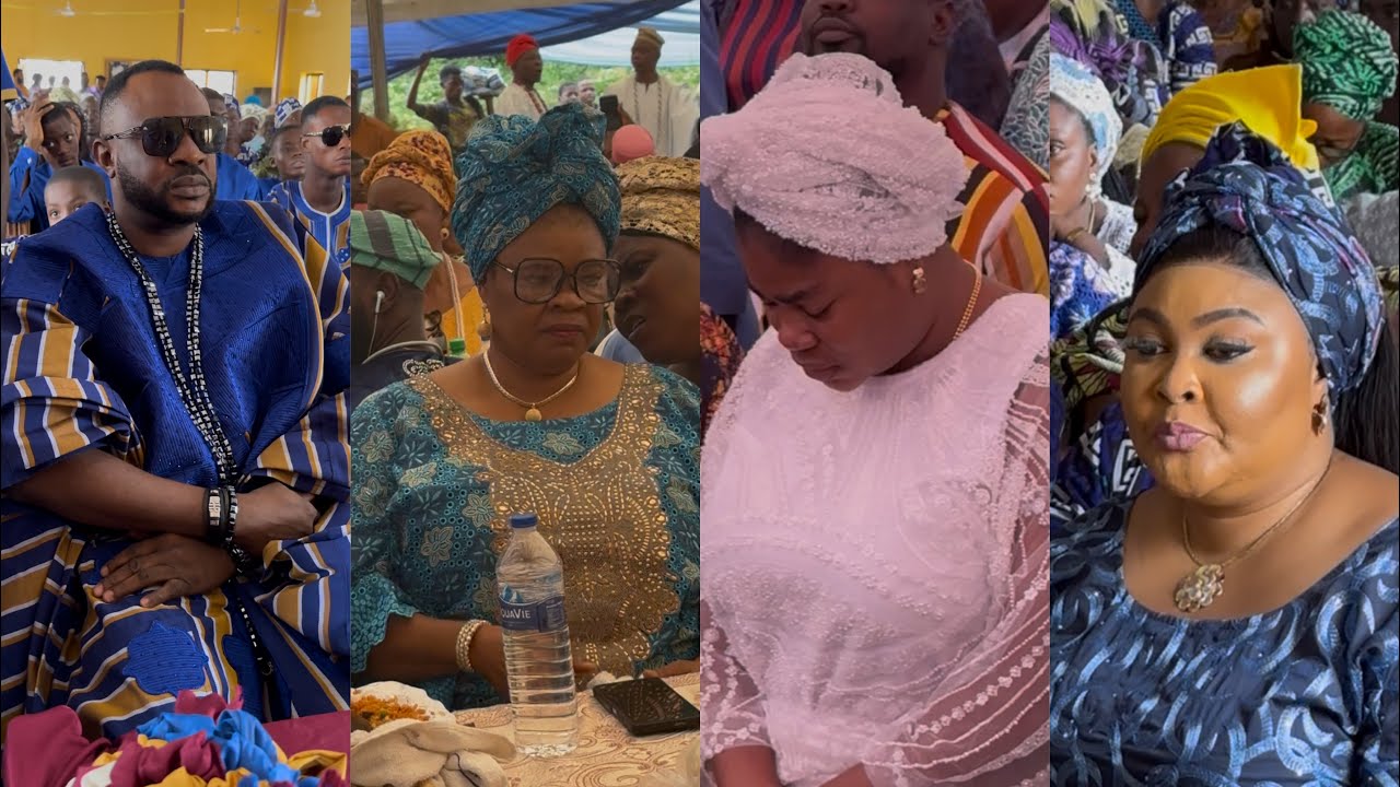 ENIOLA AJAO, PEJU OGUNMOLA, IRETI OSAYEMI GREATLY SUPPORT ODUNLADE ADEKOLA FOR HIS FATHER BURIAL