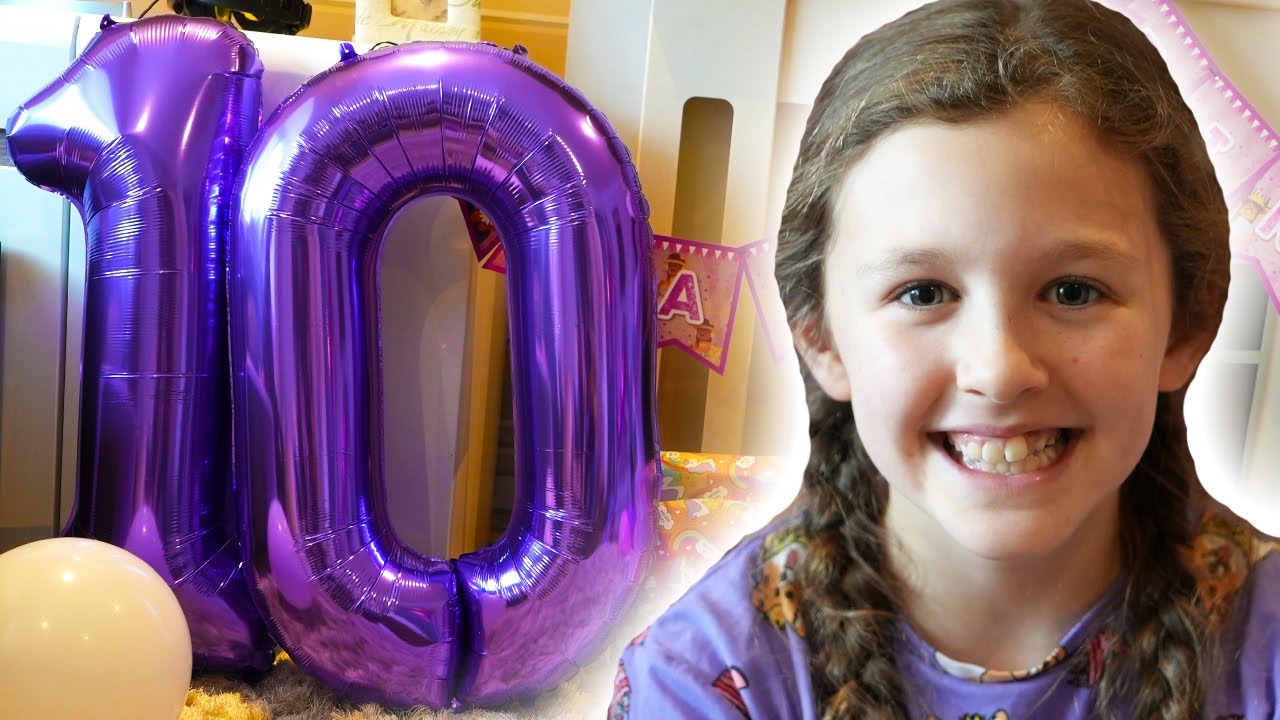 ISLA'S 10TH BIRTHDAY OPENING PRESENTS | Fun Family Three Ava Isla and Olivia