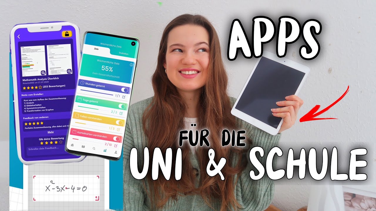 15 APPS für SCHULE & UNI, die du kennen solltest// iPad + Handy