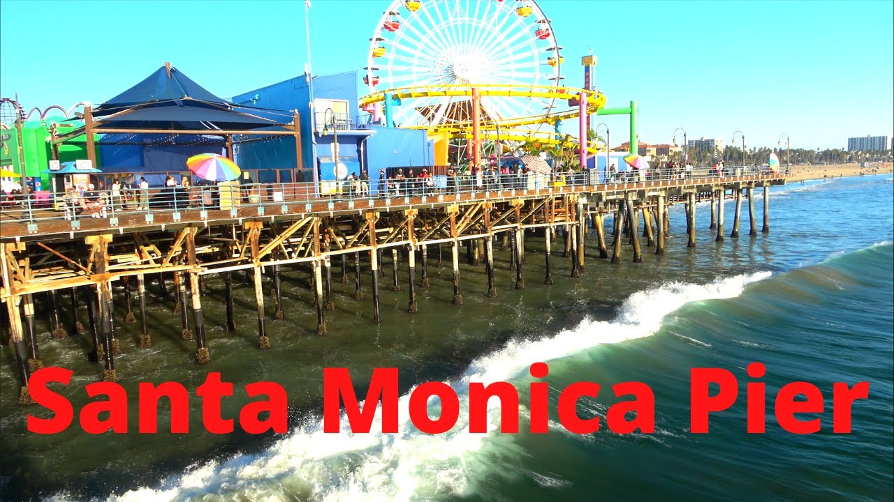 Walking on the Santa Monica Pier 11/28/21 Santa Monica, CA [4K]