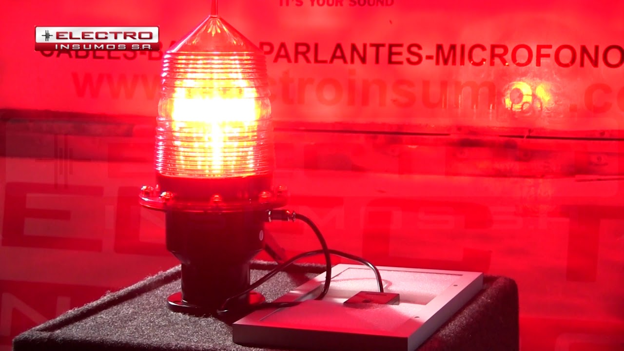 Baliza Para Torre Ei-sal-001 Solar 60 Led Naval Alta Calidad