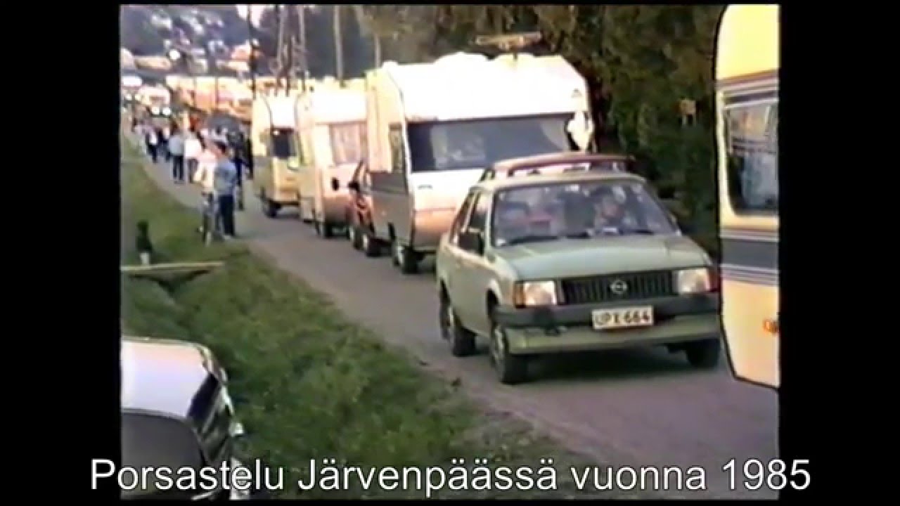 Porsastelut Järvenpäässä vuodelta 1985
