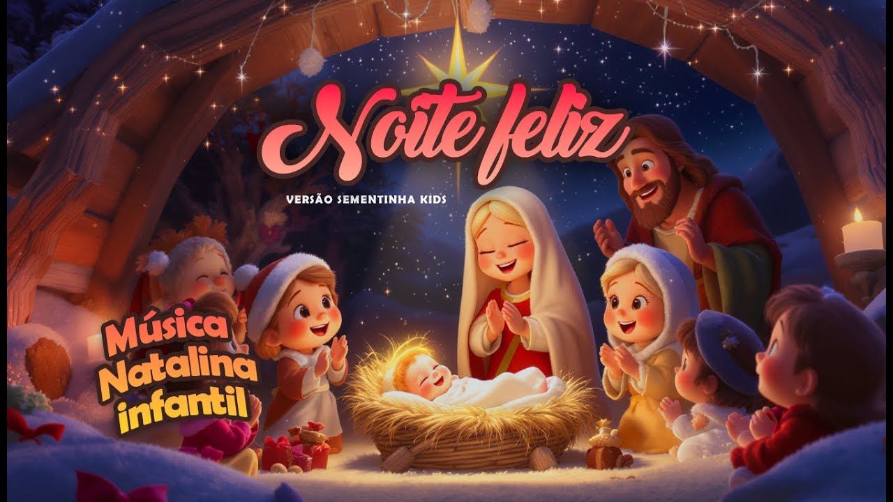 Noite Feliz – Versão Infantil Gospel | Música Natalina Infantil🎄✨ Versão Sementinha Kids