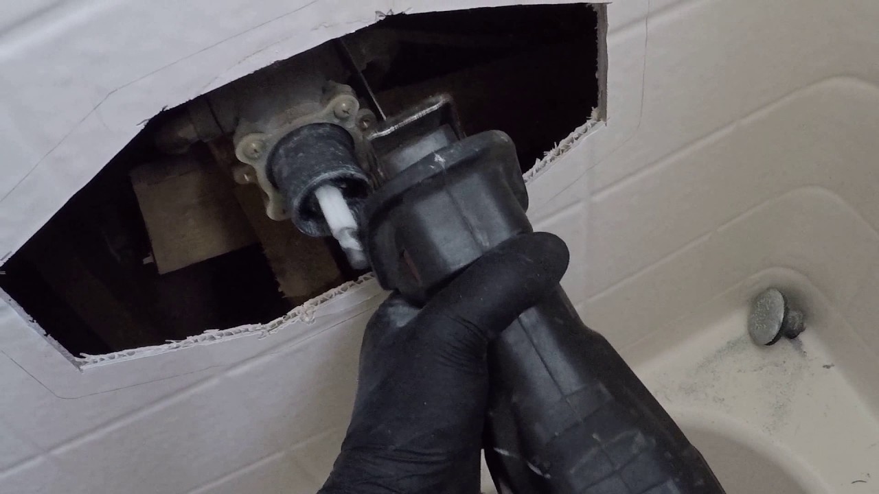 How To Replace A Shower Valve Through Fiberglass - Gilbert, AZ