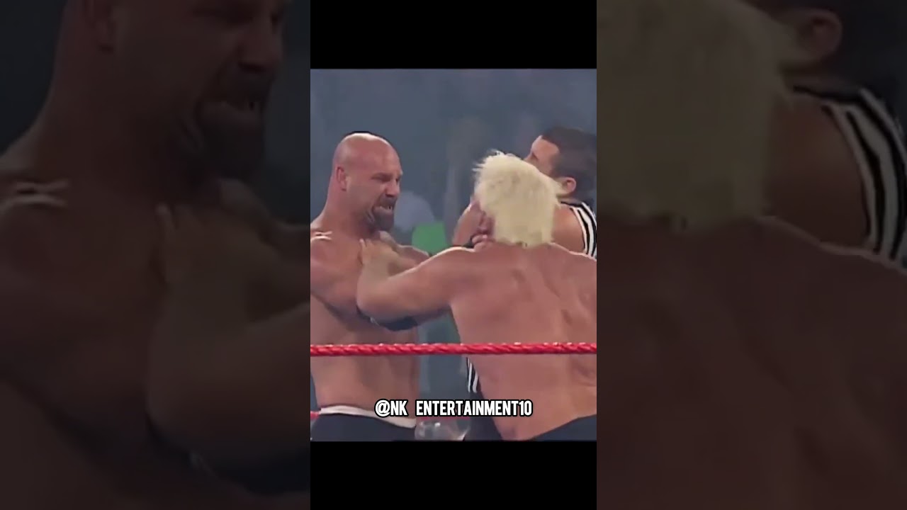 Goldberg vs. Ric Flair - Randy Orton As Referee (2003) #shorts
