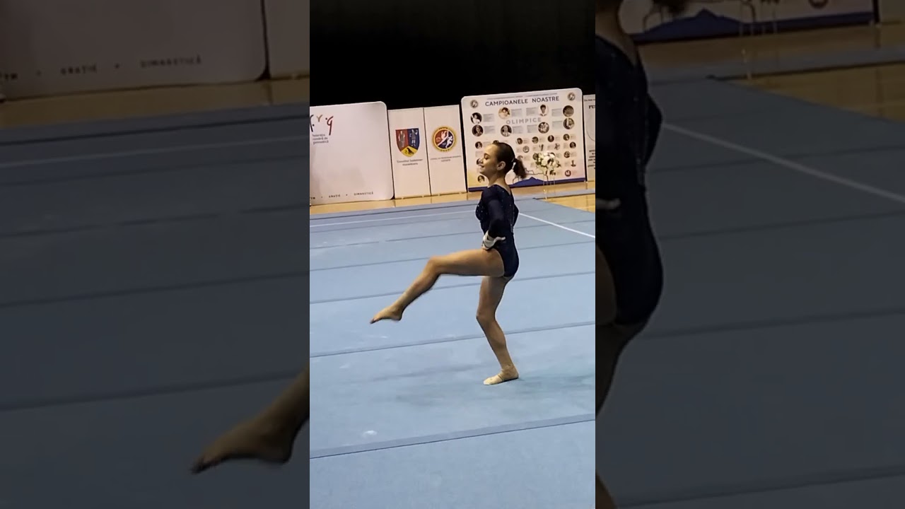 Iris Iordache 🤸 FX exercise EF Jr.Nationals of Romania Deva