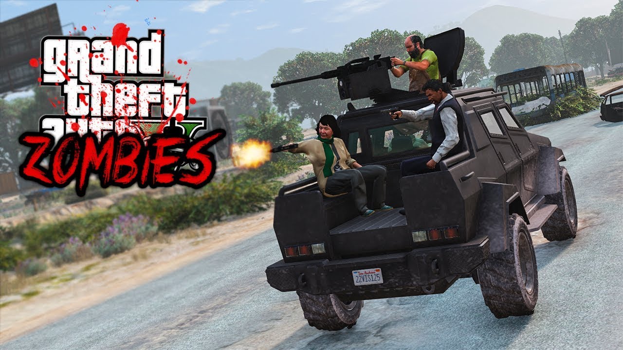 GTA V ZOMBIES - RESGATANDO SOBREVIVENTES PARA NOVA BASE EP33
