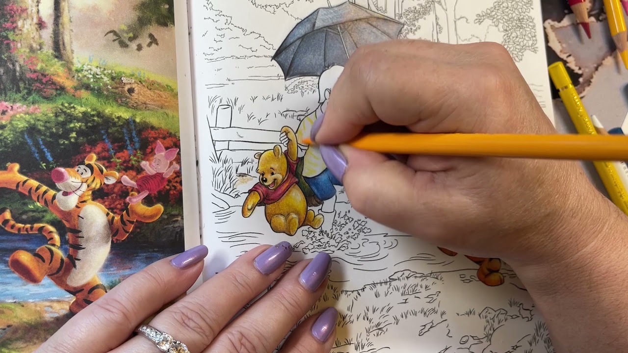 Adult Coloring - Disney Winne the Pooh Part 3