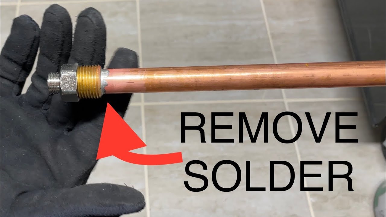How To Desolder Copper Pipes And Fittings
