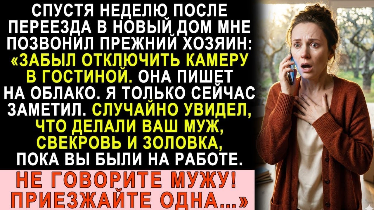 После переезда позвонил бывший хозяин: «Мужу ни слова! Вы должны это увидеть!»