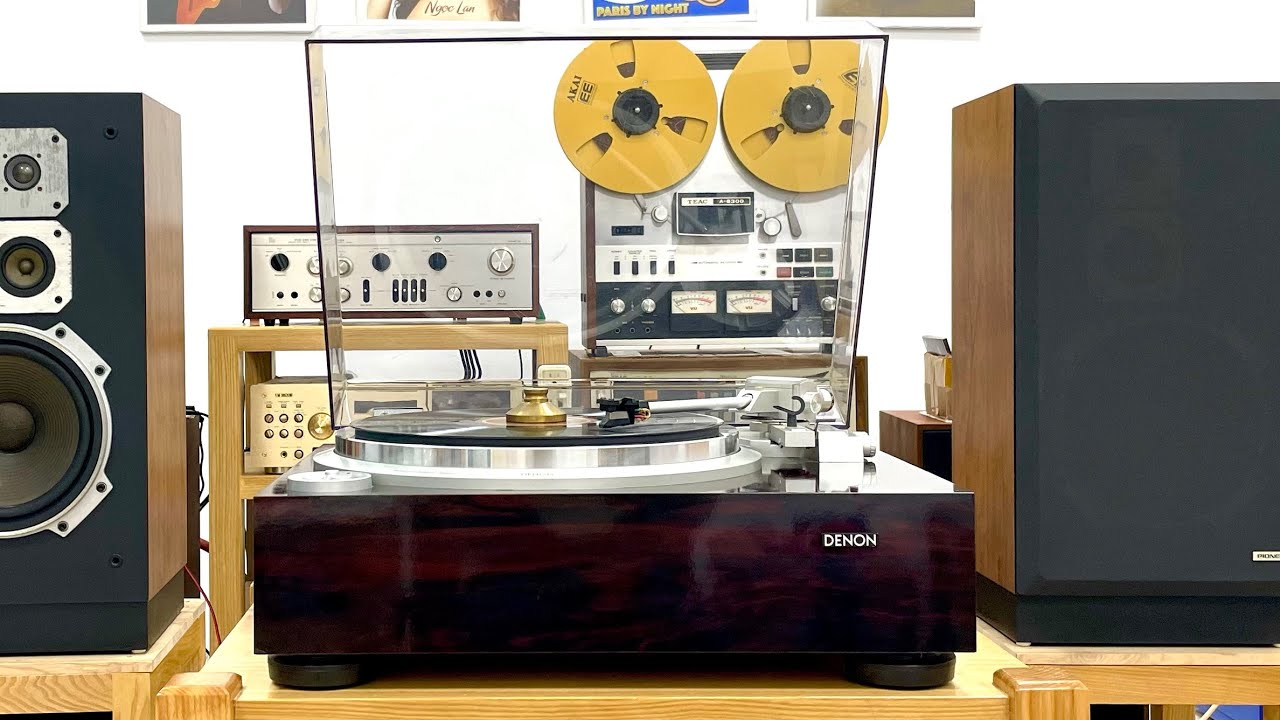 Mâm than Denon DP-59 M - Dòng cao cấp ! Kim & Máng hãng ADC ( Mỹ ) full hộp ! Lh : 0862081281