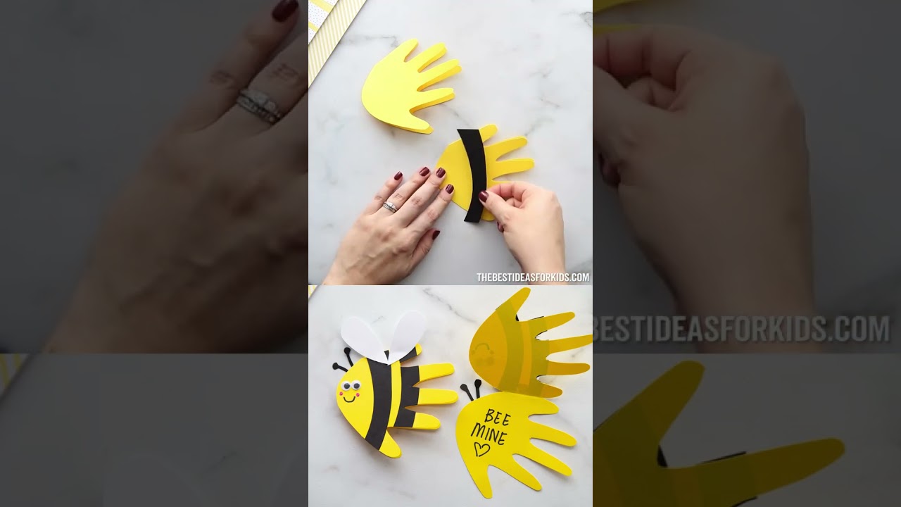 Handmade bee themed card ||crafting||