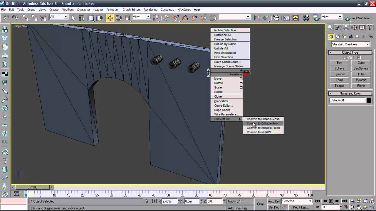Curved door opening tutorial