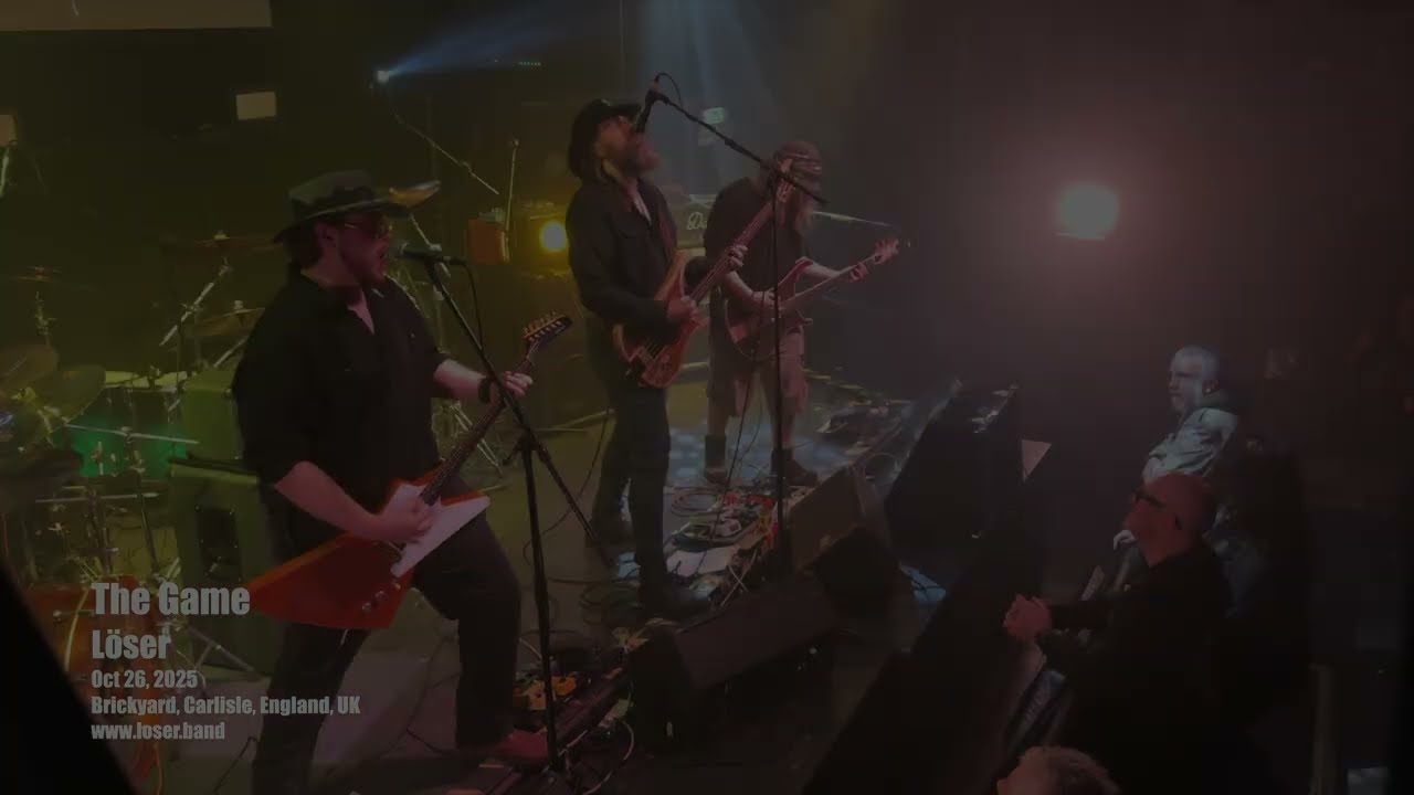 &ldquo;The Game&rdquo; (Mot&ouml;rhead) &ndash; L&ouml;ser (Band UK) Live @ The Brickyard, Carlisle | 26 Oct 2025