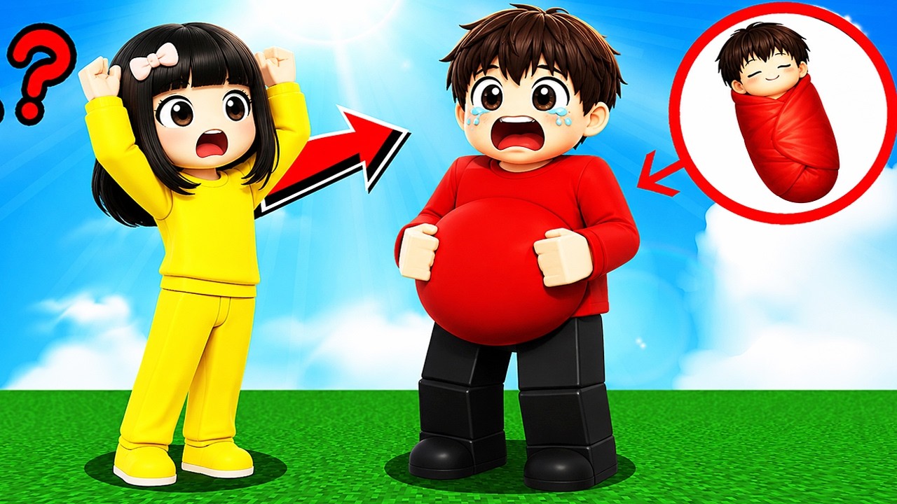 ASTAGA !? Yuta HAMIL MELAHIRKAN SEORANG BAYI 😱😱 Mio Panik || ROBLOX