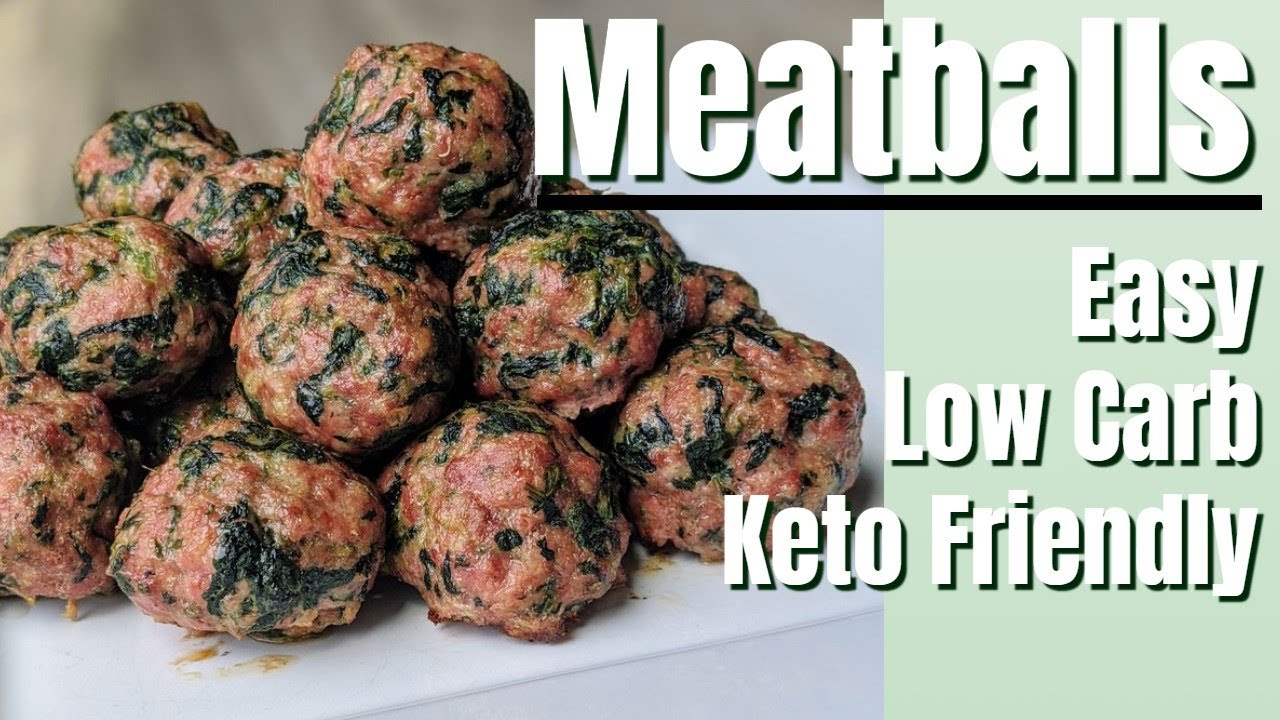 LOW CARB MEATBALLS | Easy Ketogenic Recipe for Homemade Meatballs (2020)