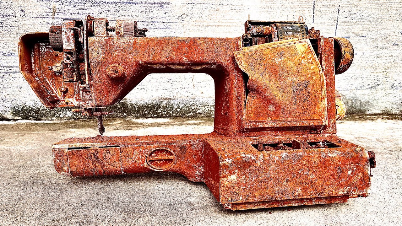 Restoration old Japanese JUKI 580 multi-function sewing machine | restore antique sewing machine