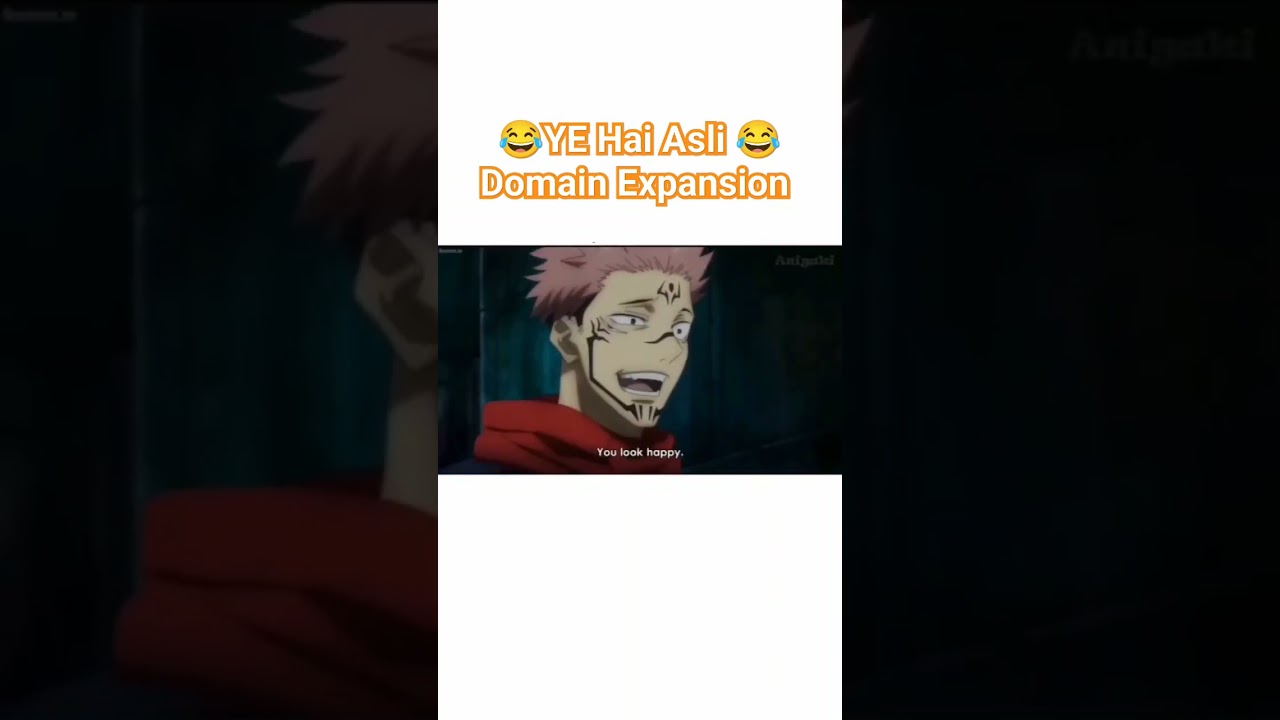 JJK Bhojpuri dub Domain expansion #viral #funnyanime #shorts #shortsfeed #youtubeshorts #animeshorts